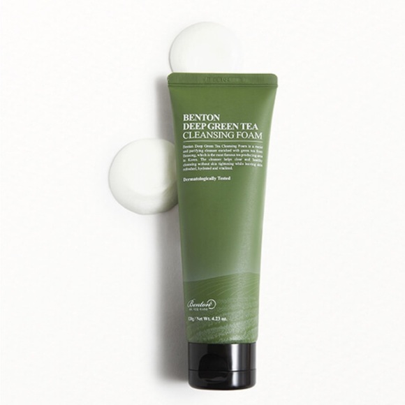 Benton | Deep Green Tea Cleansing Foam | Facial‎ Cleanser Face Wash - Picture 1 of 8
